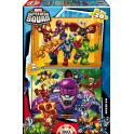 2 puzzles 20 Super Hero Squad